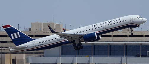 US Airways 757-23N N203UW, Phoenix Sky Harbor, August 7, 2012